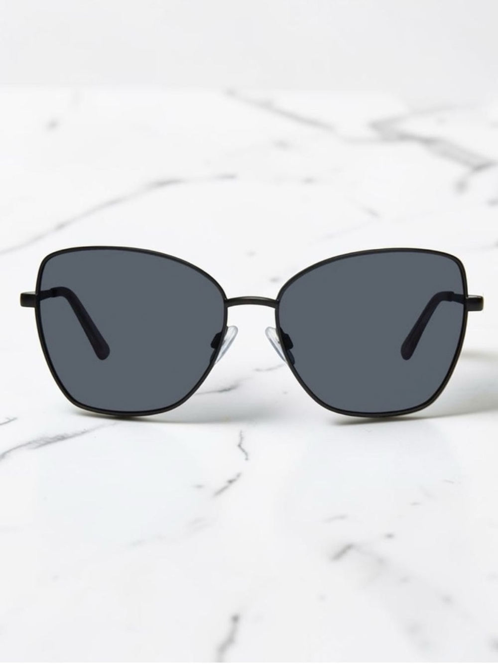Kurt Geiger Women’s Black Metal Frame Sunglasses -